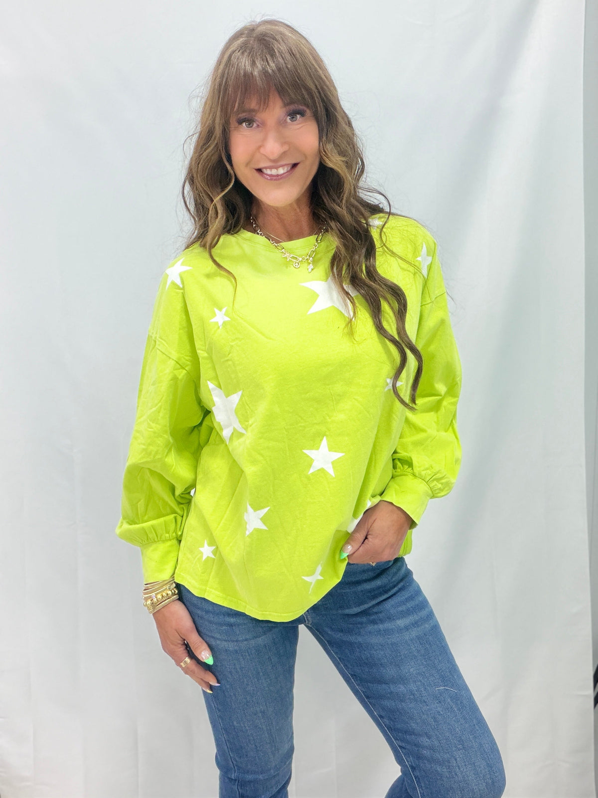 Sweet Star Mineral Washed Top In 2 Colors