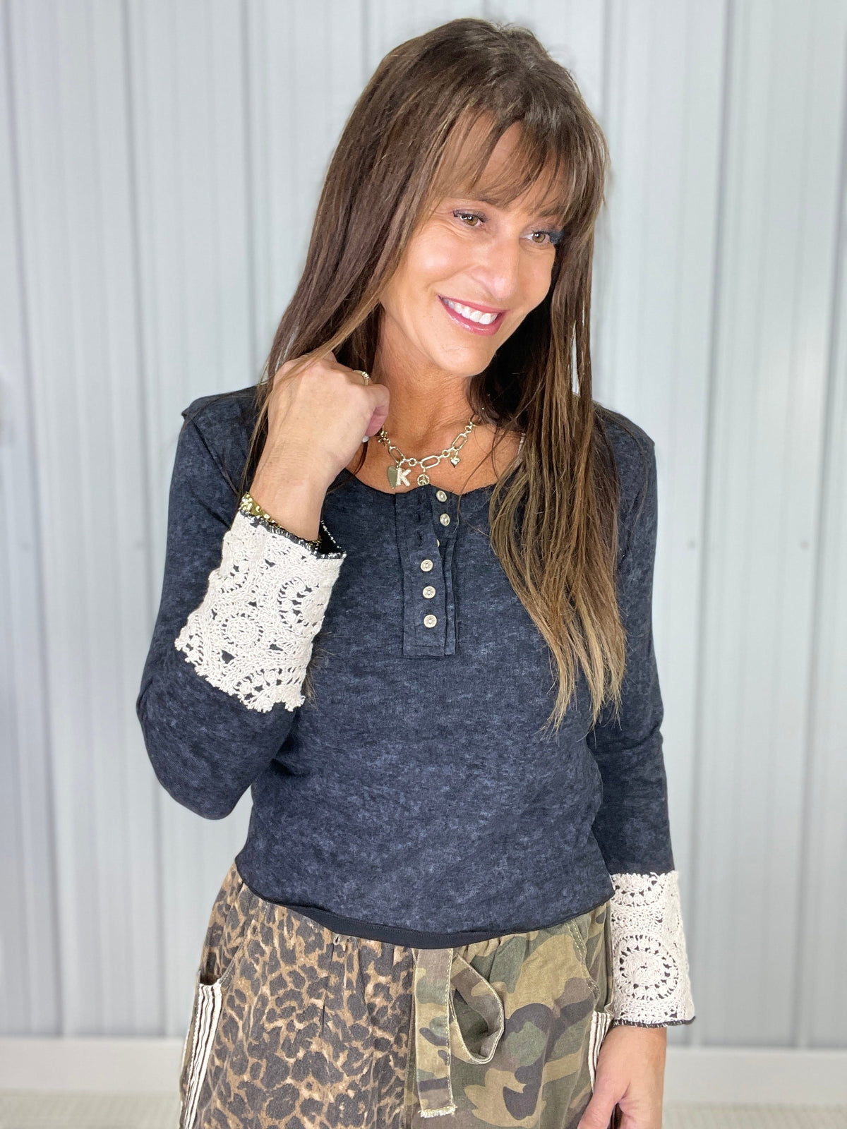 POL On Your Side Slim Fit Top In 2 Colors