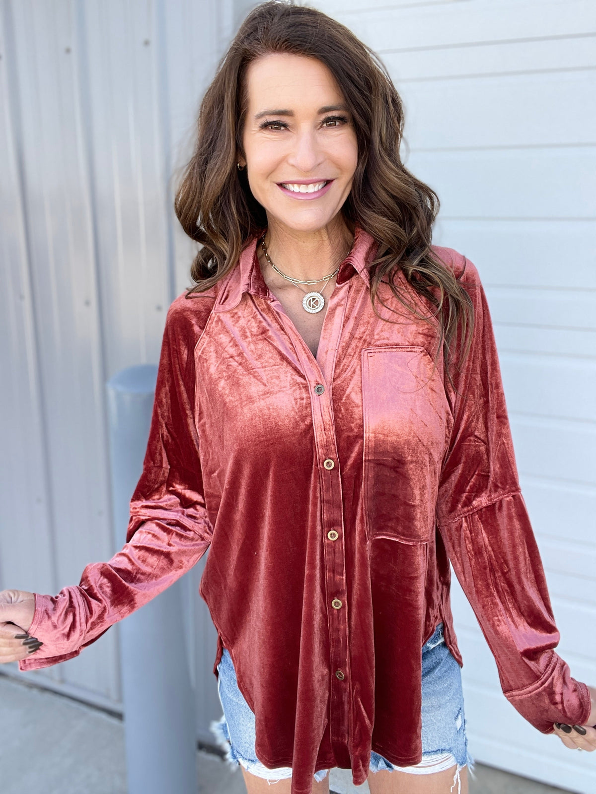Make It After All Oversized Velvet Top In 3 Colors *Final Sale*