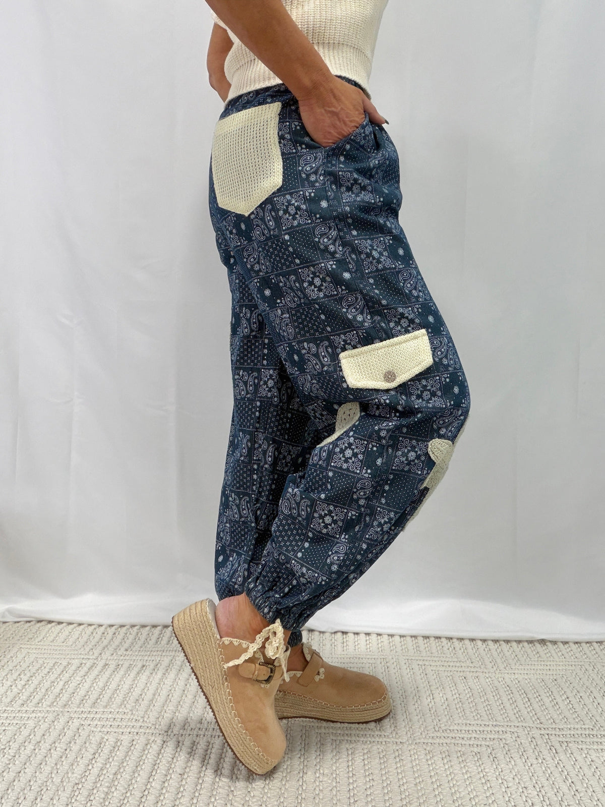 POL Bet On Happy Pattern Pants In 3 Colors