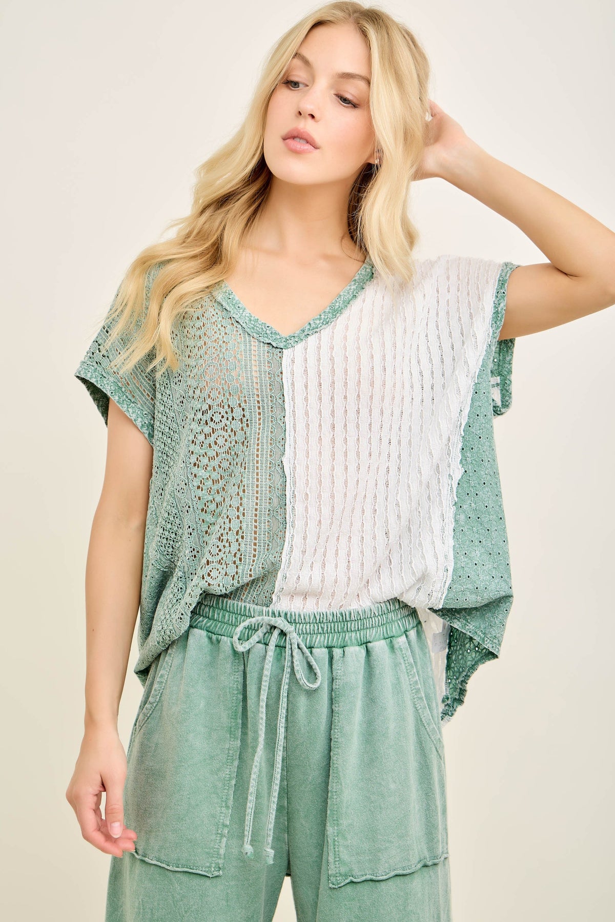 Gypsy Heart Mineral Washed Top In 3 Colors