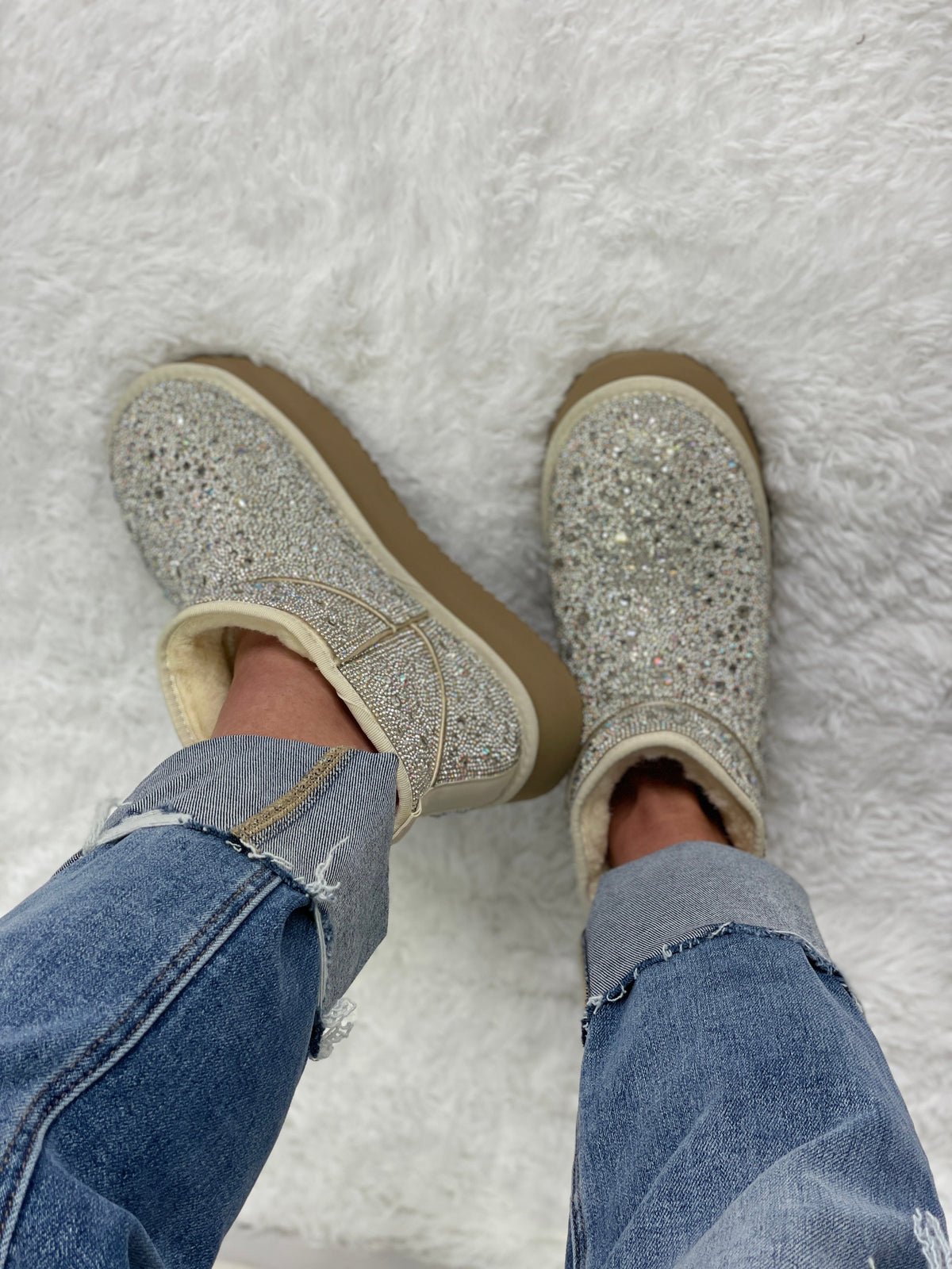 Corkys Bling Homebody Platform Low Bootie Slipper *Final Sale*