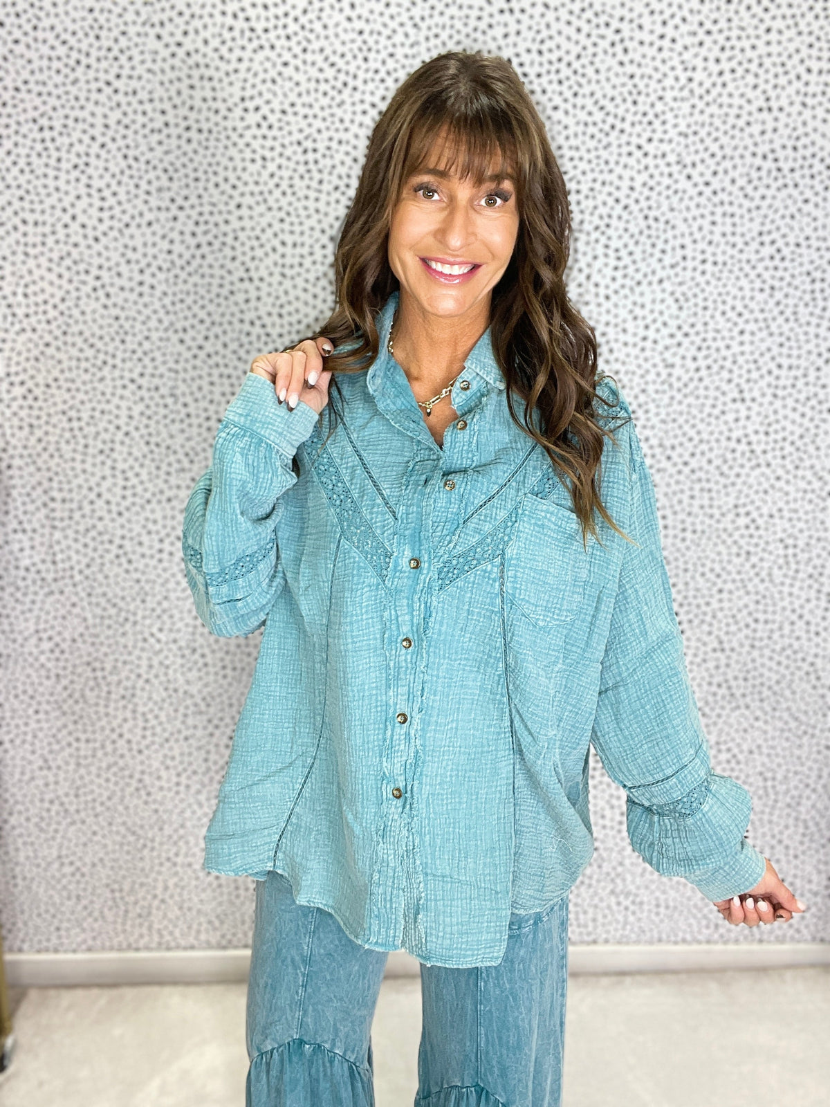 Mentions Of You Cotton Gauze Top In 2 Colors