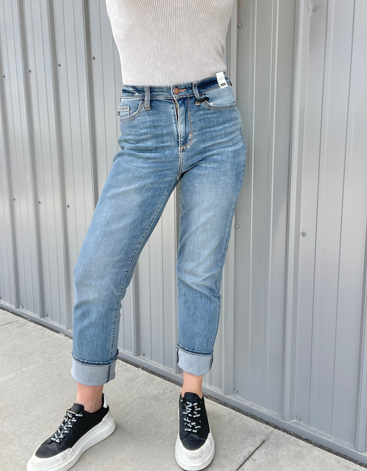 Judy Blue Non Distressded Kennedy Straight Leg Jeans 602
