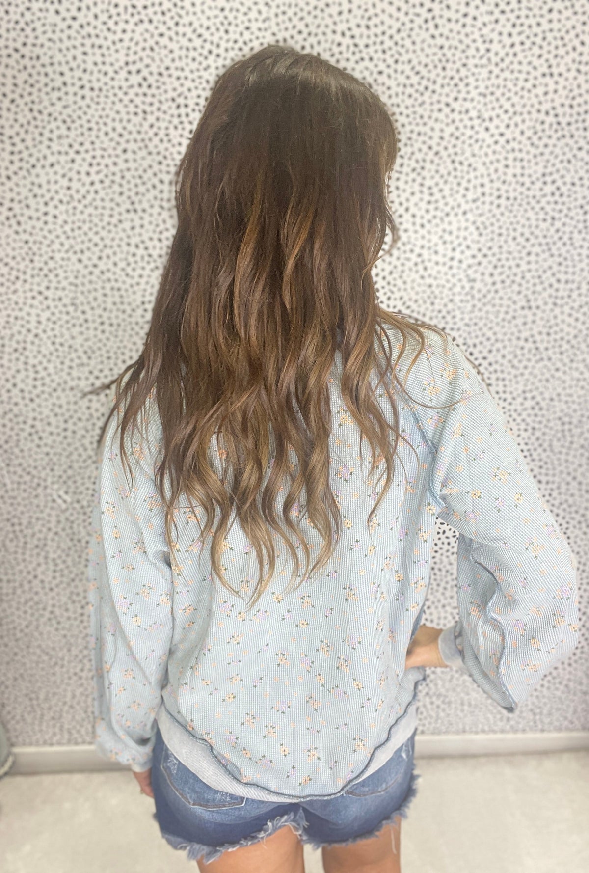 Days Are Getting Long Printed Thermal Long Sleeve Top In 3 Colors
