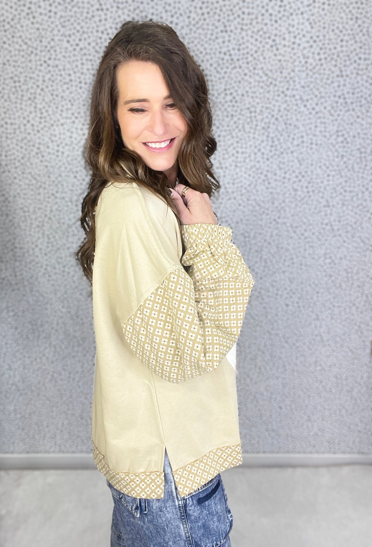 POL Peaceful Vibes Balloon Sleeve Top In 4 Colors *Final Sale*