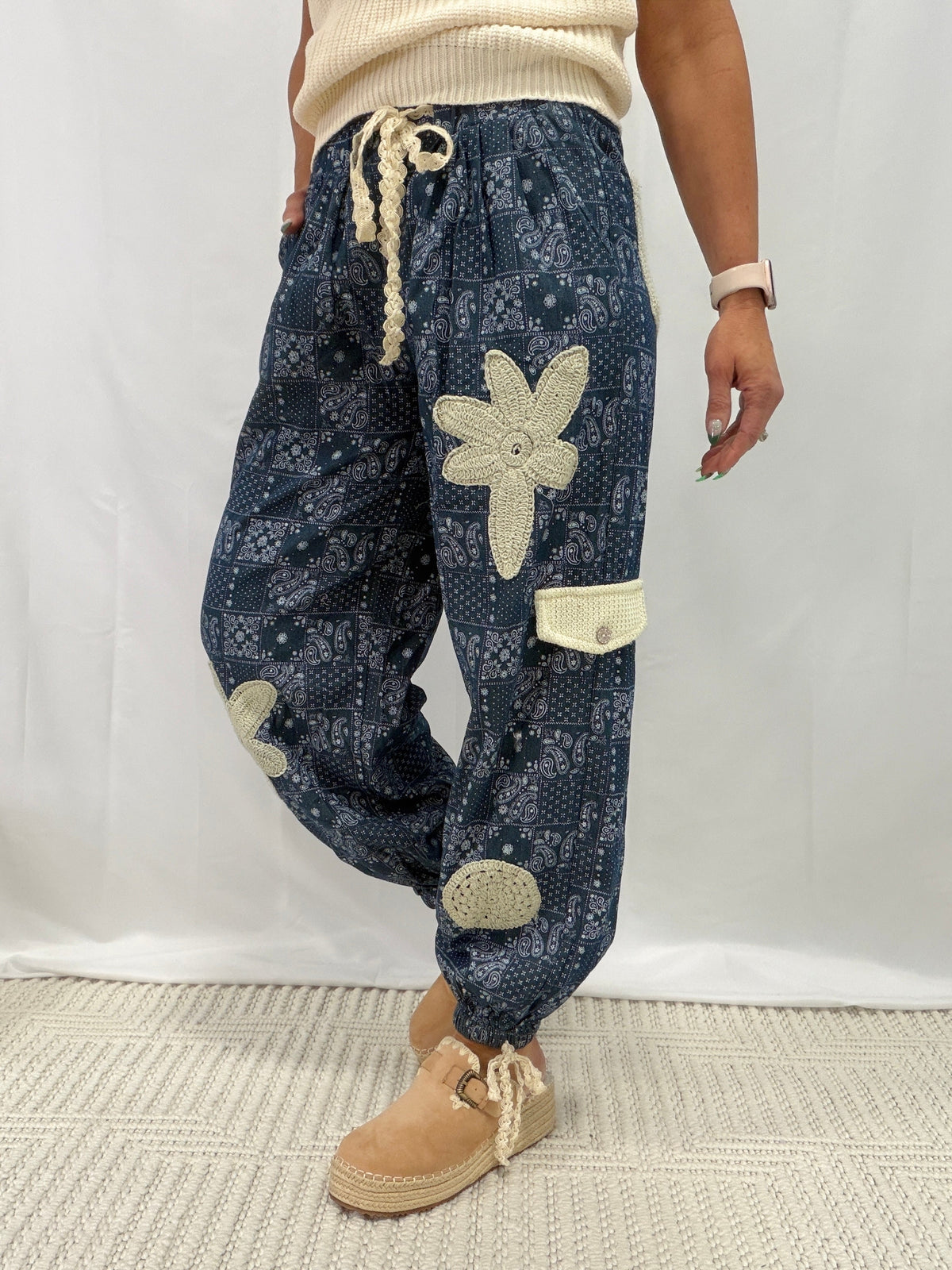 POL Bet On Happy Pattern Pants In 3 Colors