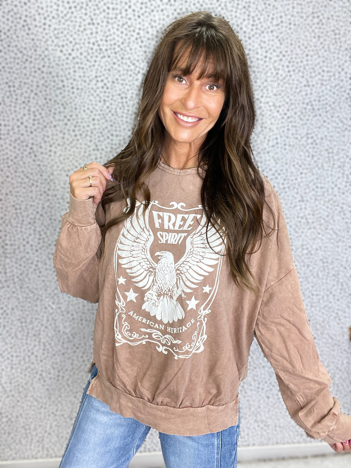 Free Spirit Mineral Wash Sweatshirt in 9 Colors *Final Sale*