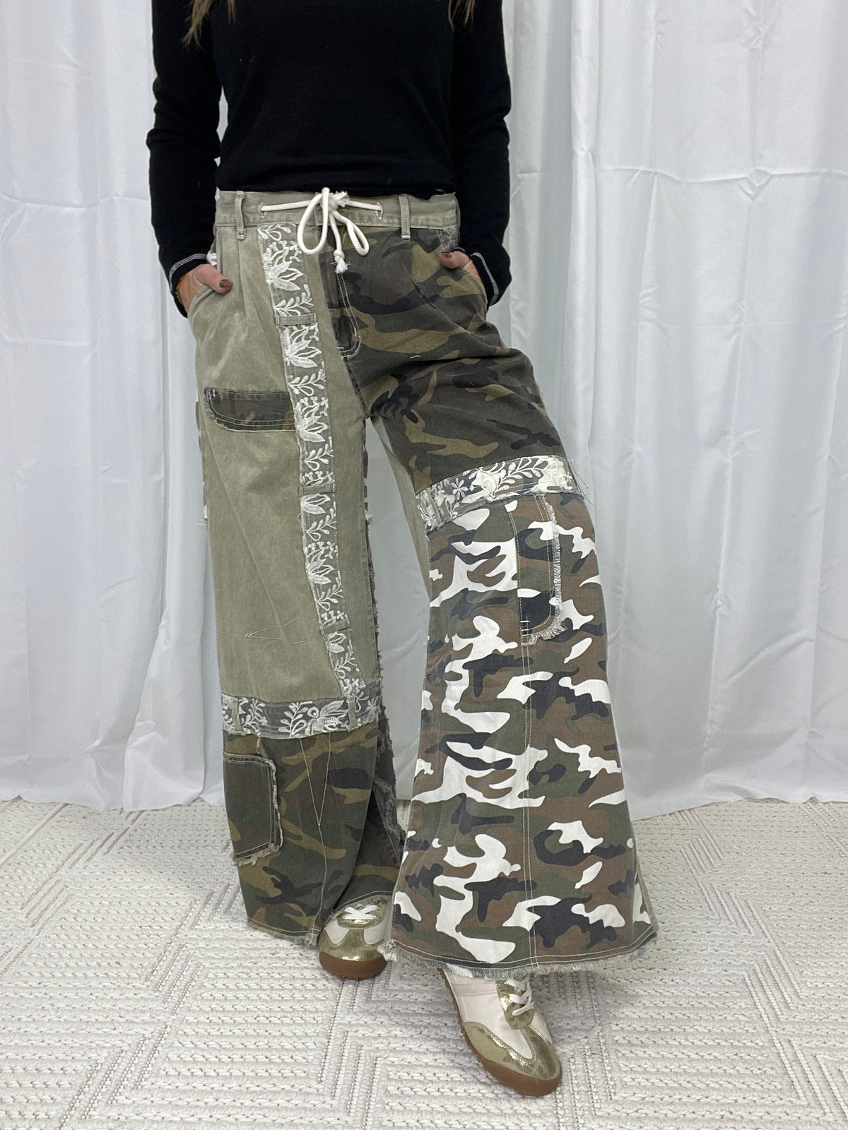 POL Choose To Hold Me Roomy Fit Pants In 2 Colors