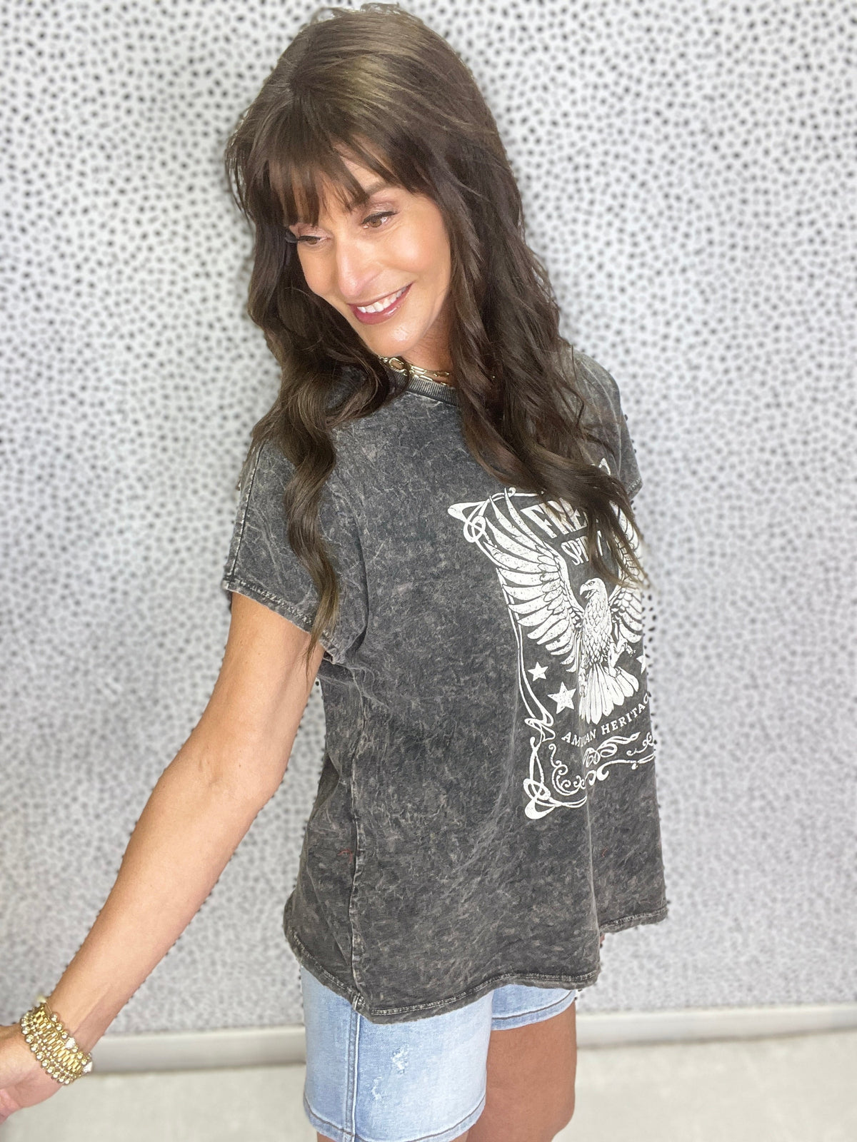 Feels Like Freedom Mineral Washed Top In 5 Colors
