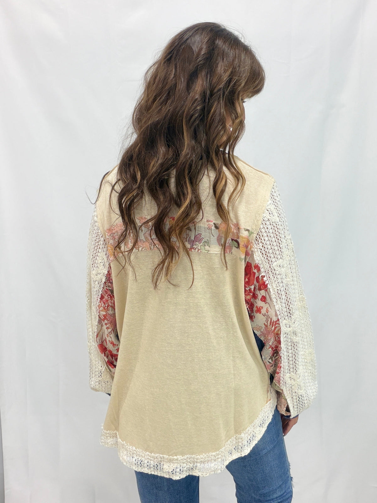 Meadow Daydream Patchwork Henley in 3 Colors