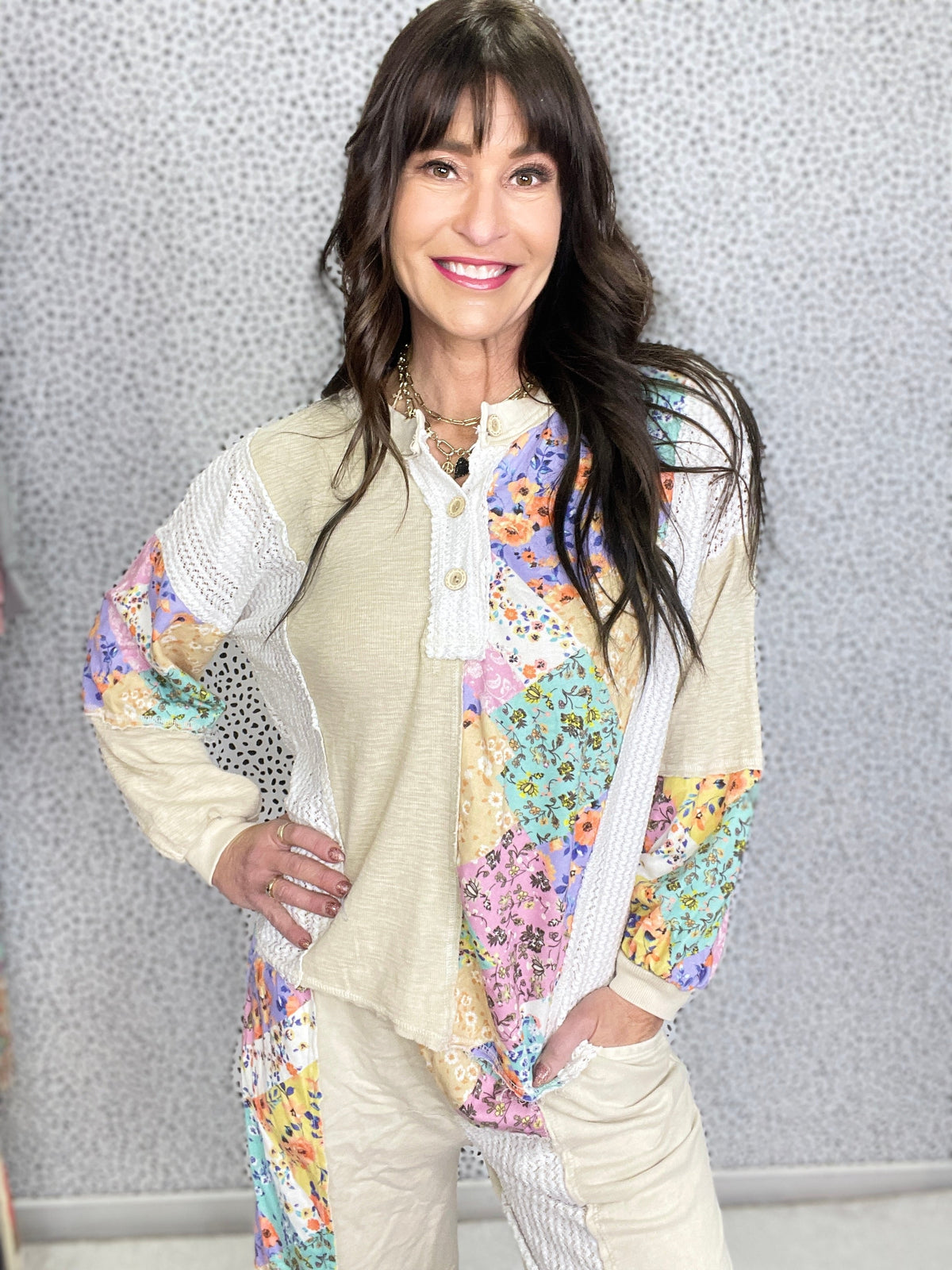 All The Right Moves Mineral Washed Boho Top In 2 Colors *Final Sale*