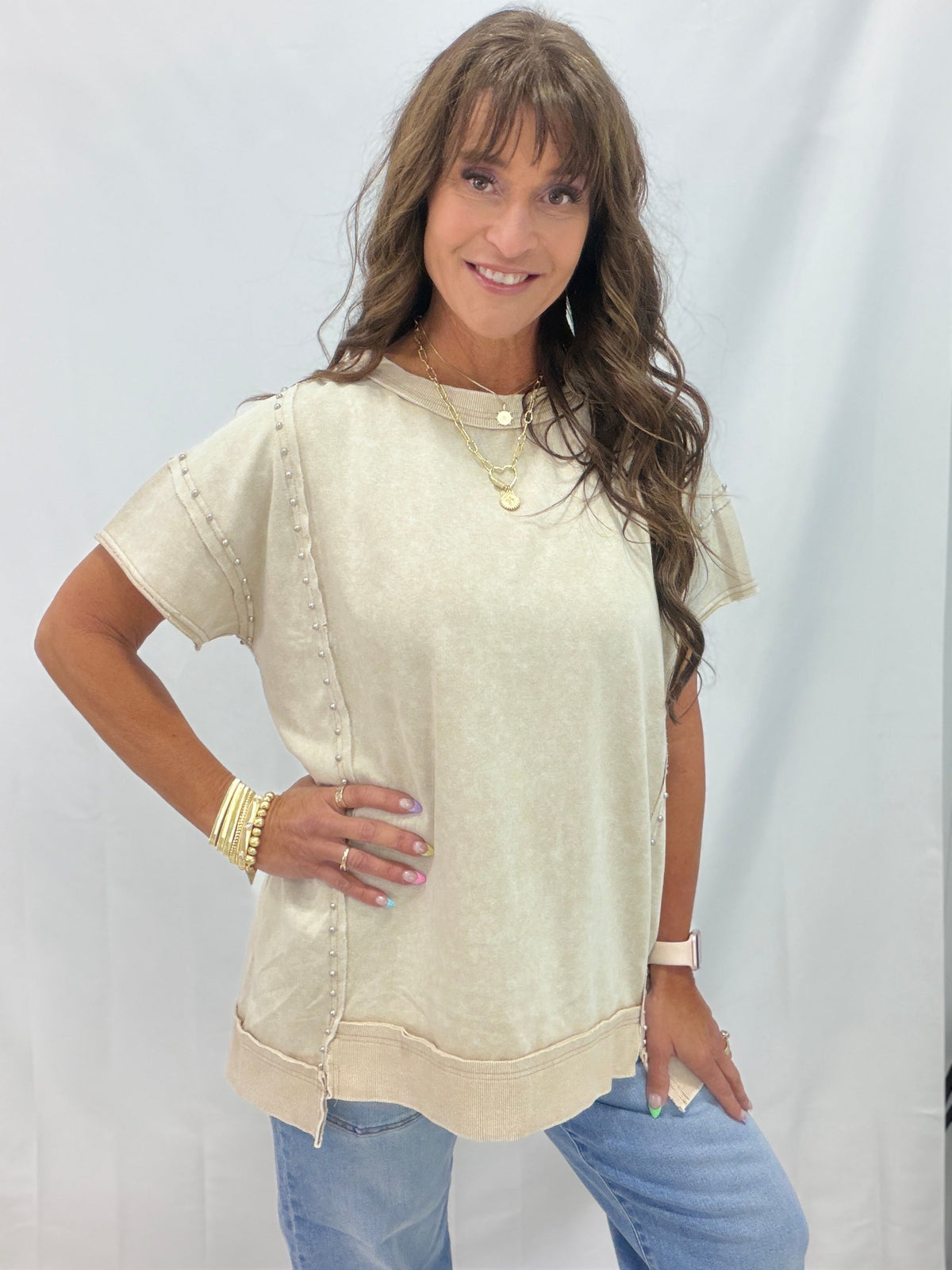 Baby Forever Short Sleeve Top In 2 Colors