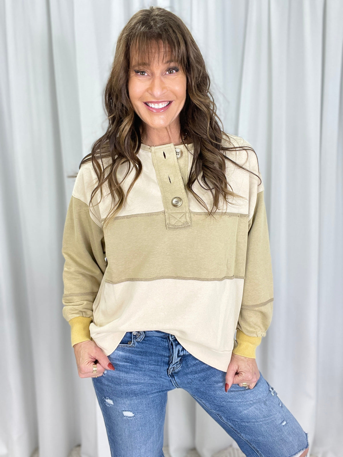 Twice The Charm Top In 2 Colors