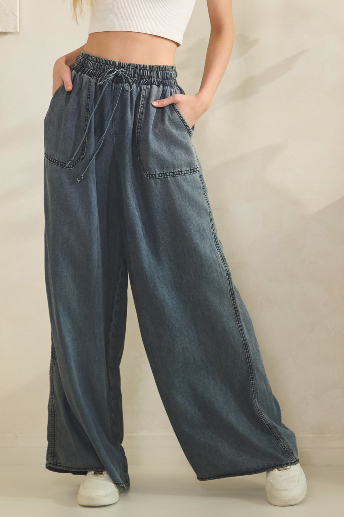 I'll Never Lie Tencel Wide-Leg Pants In 2 Colors