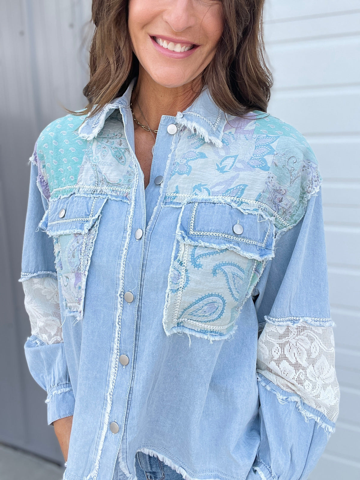 Pol Check Yourself Balloon Sleeve Shirt In 4 Colors