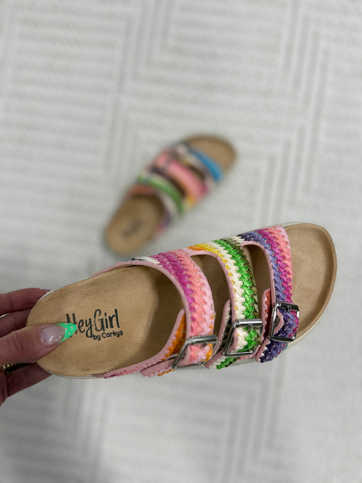 Corkys Threes Company Sandal In Multi