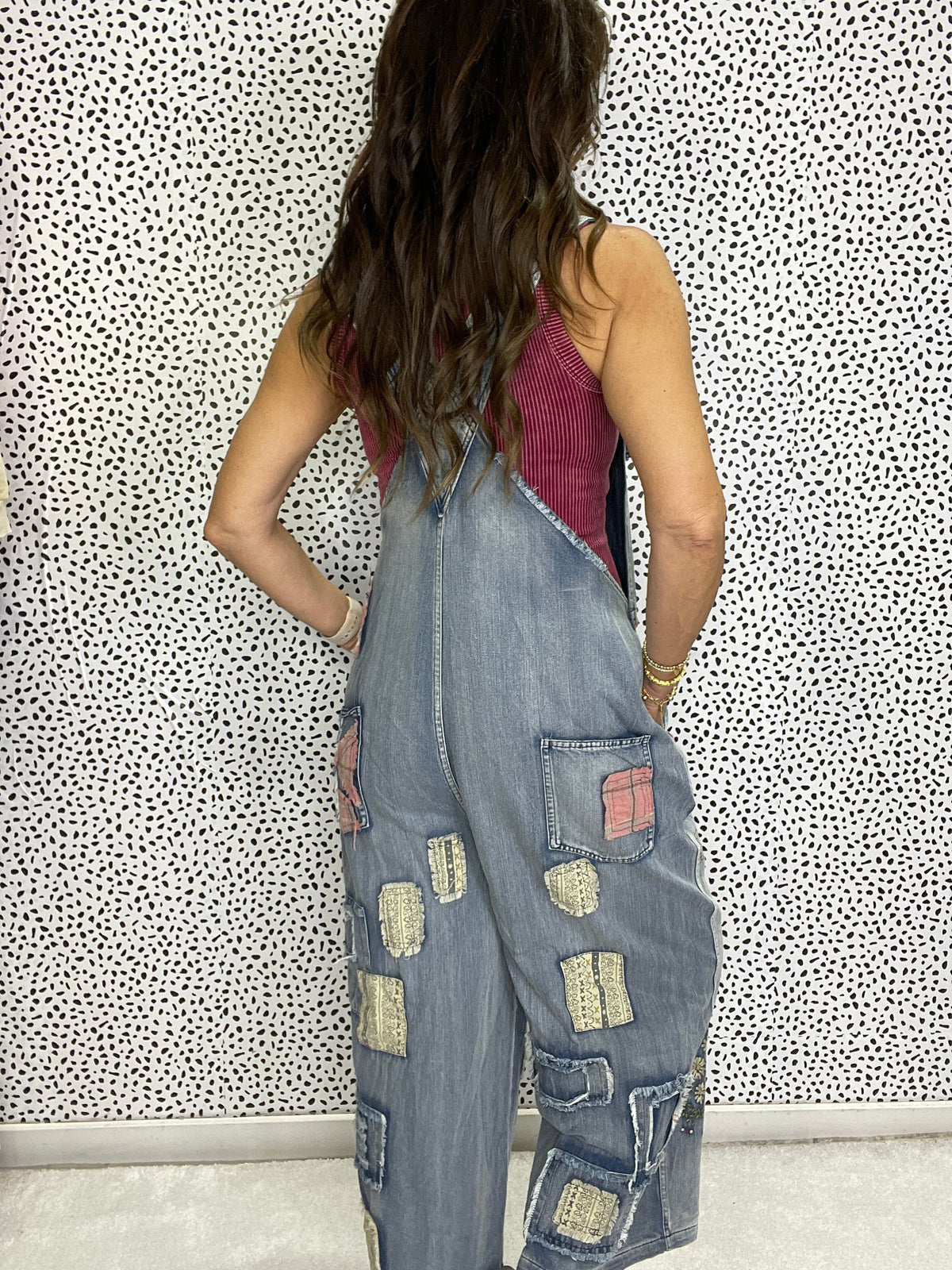 Multi Contrast Patch Mineral Washed Overall