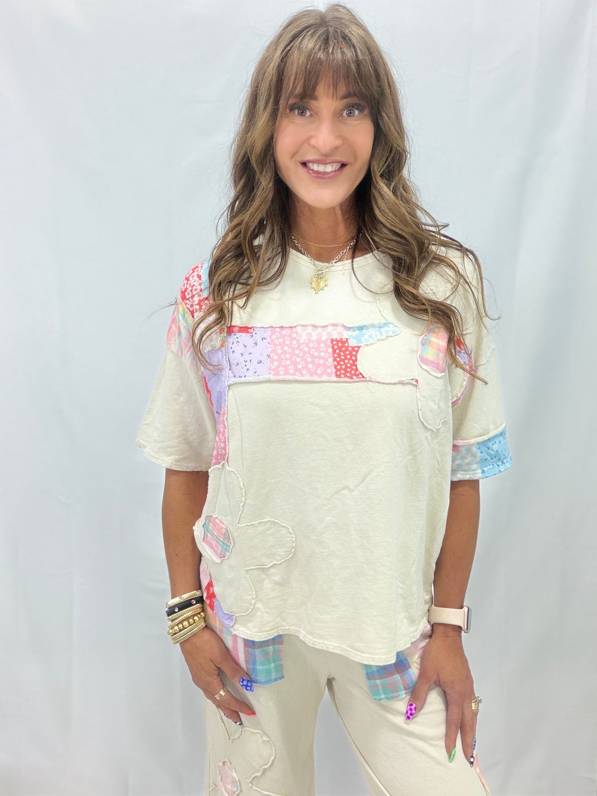 Chasing Daisies Plaid Bandana Top In 4 Colors