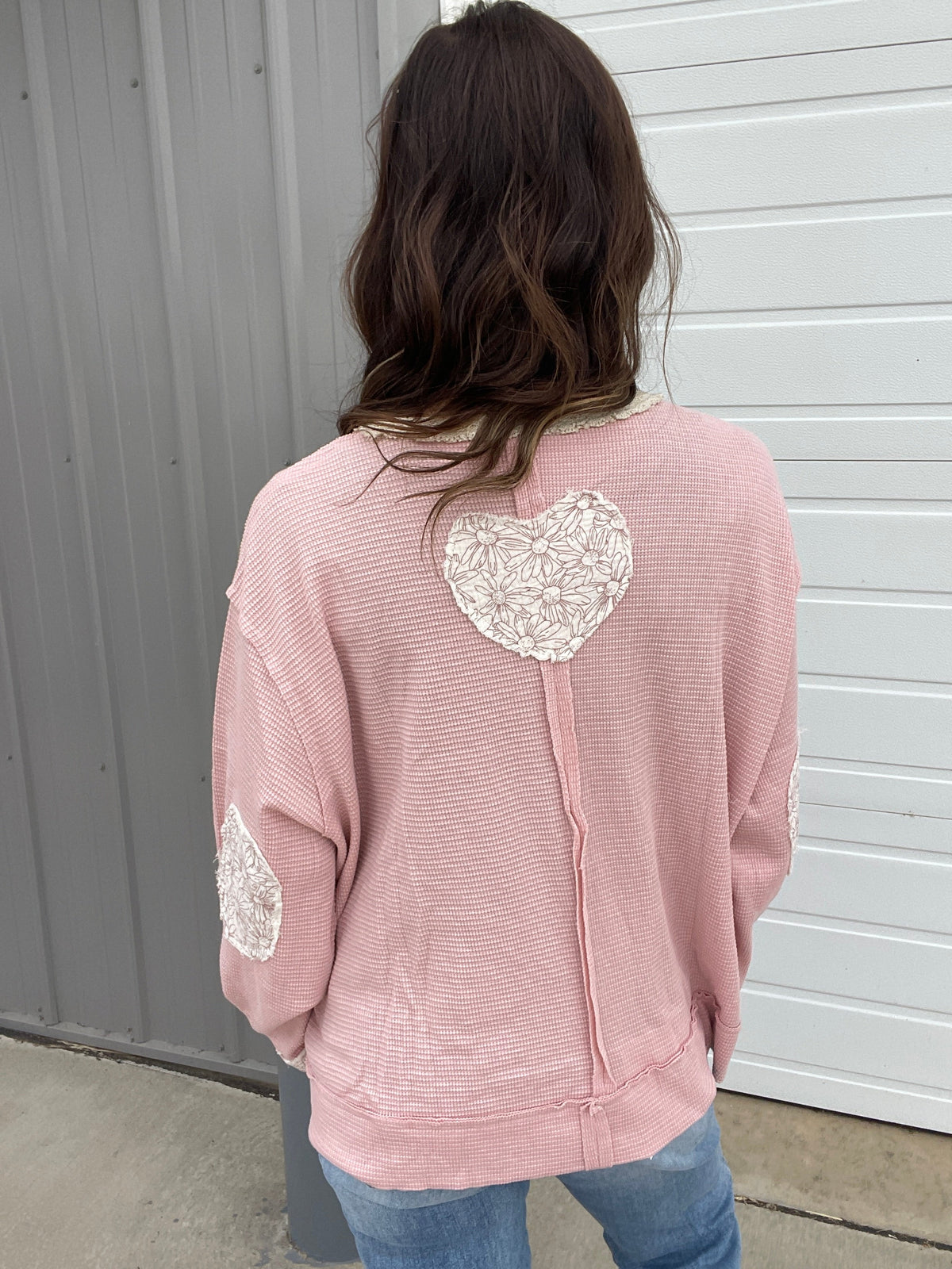 Pol Always Loving You Knit Crewneck Pullover In 4 Colors: Olive, Pink, Blue, Cream *Final Sale*