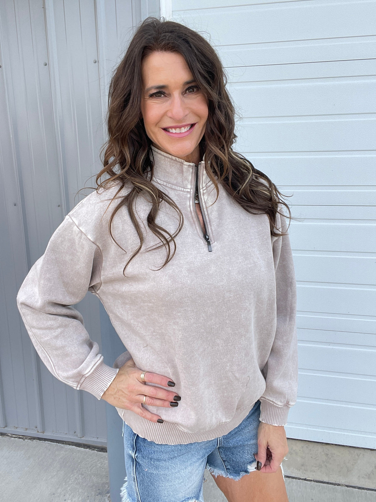 Always And Forever Acid Wash Pullover In 4 Colors *Final Sale*