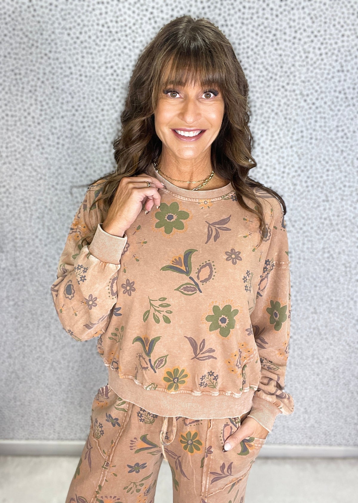 Find My Way Floral Print Top In 4 Colors