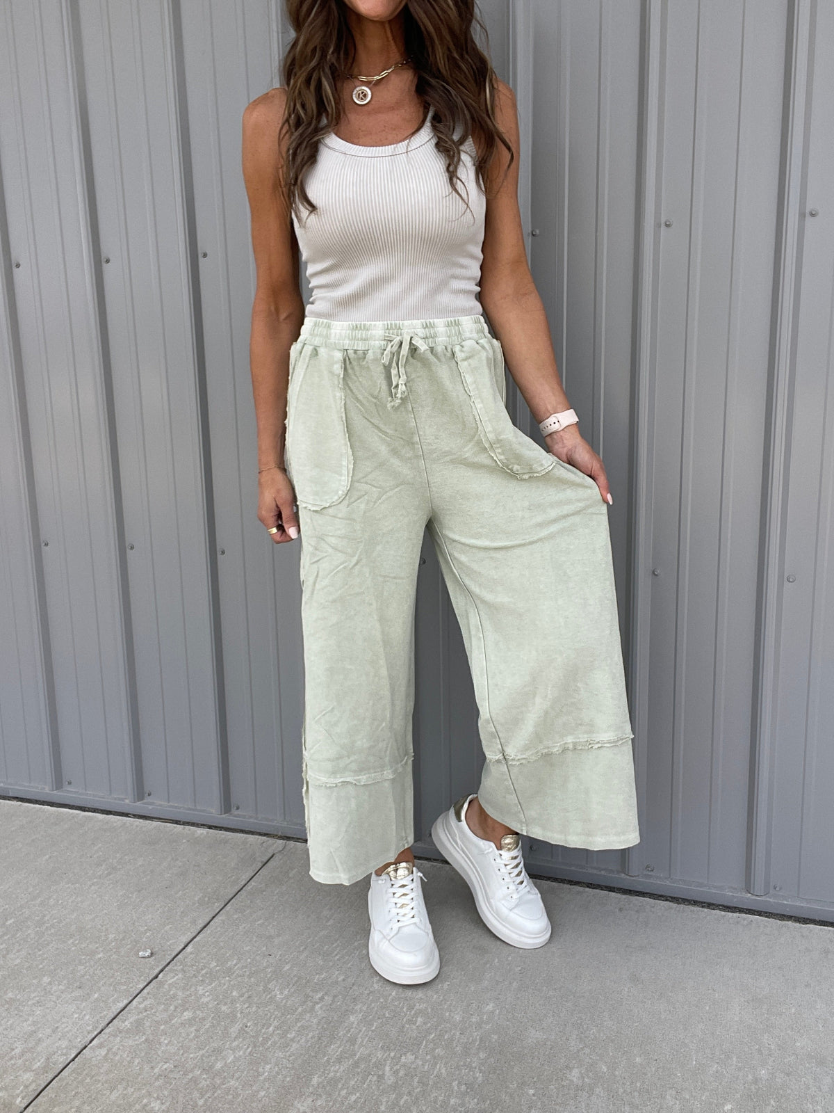Not The Only One Wide Leg Palazzo Pants In 11 Colors *Final Sale*