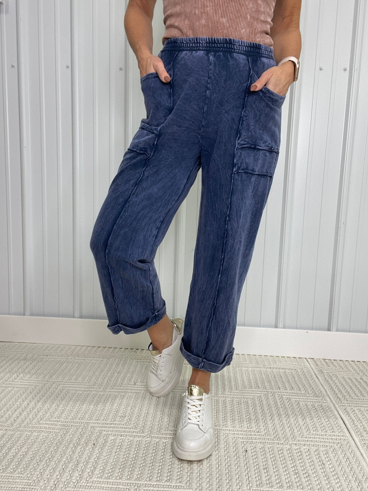Charmed Life Rolled-Up Hem Pants In 4 Colors