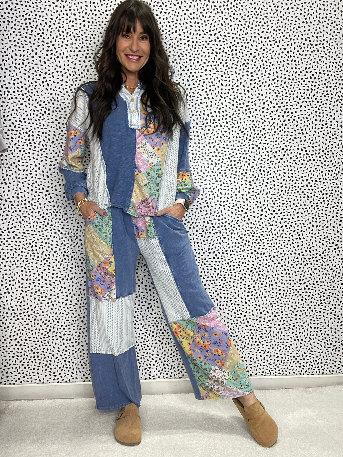Moving My Way Mineral Washed Boho Wide Leg Pants In 4 Colors *Final Sale*