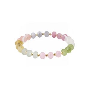 Natural Stone Beaded Stretch Bracelet In 2 Colors *Final Sale*