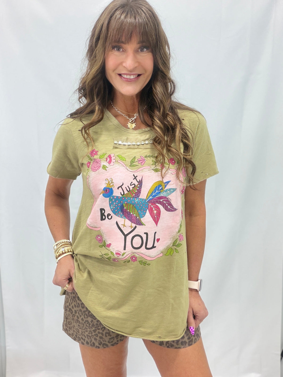 Just Be You Tattered Tee