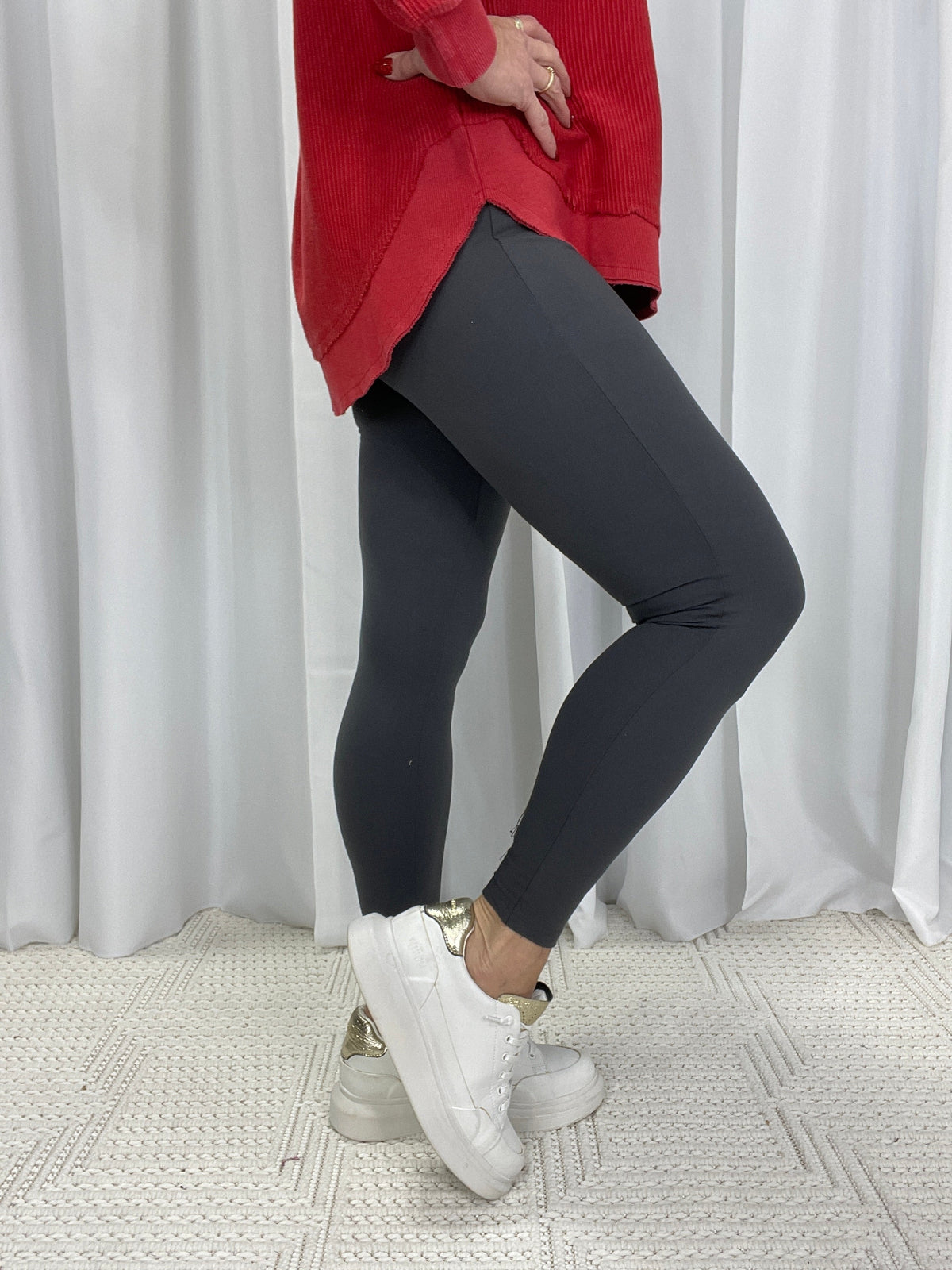 Everyday Grey Buttery Soft Leggings *Final Sale*