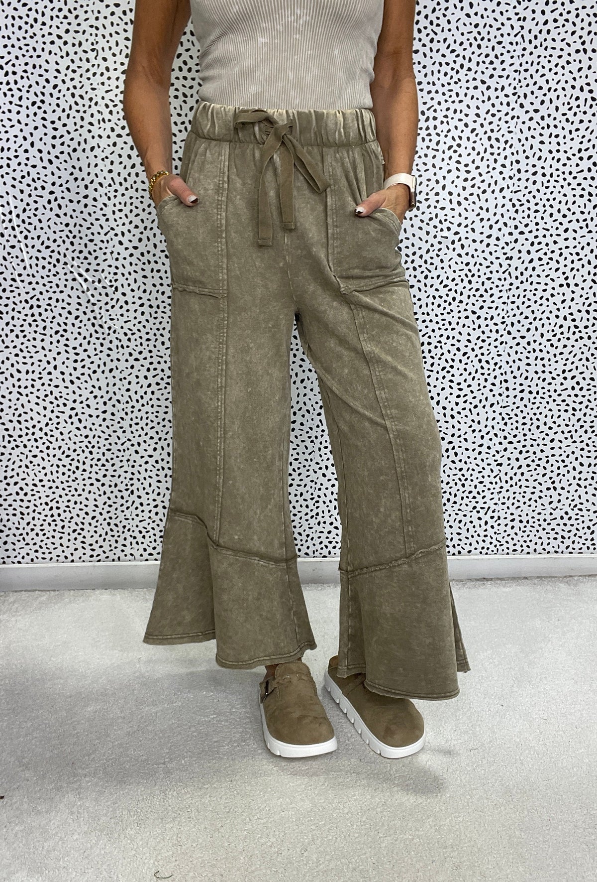 Squeeze The Day Flare Pants In 4 Colors