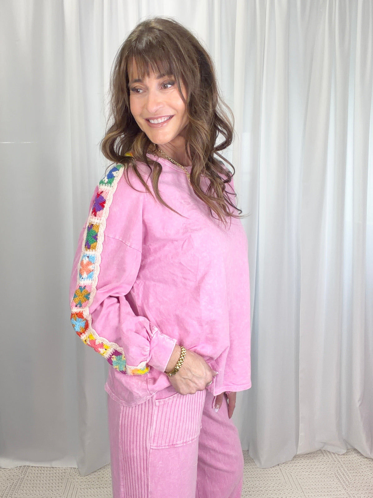 Slow Mornings Mineral Washed Sweatshirt In 2 Colors *Final Sale*