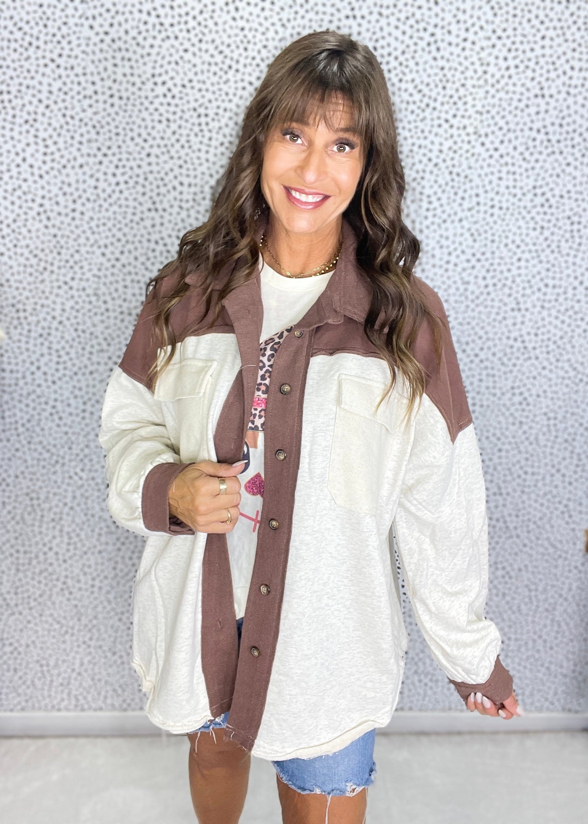 Pol Putting In Overtime French Terry Jacket *Final Sale*