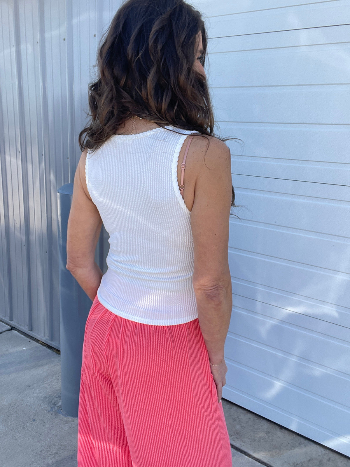 Blossom And Blooming Ribbed Tank In 4 Colors *Final Sale*