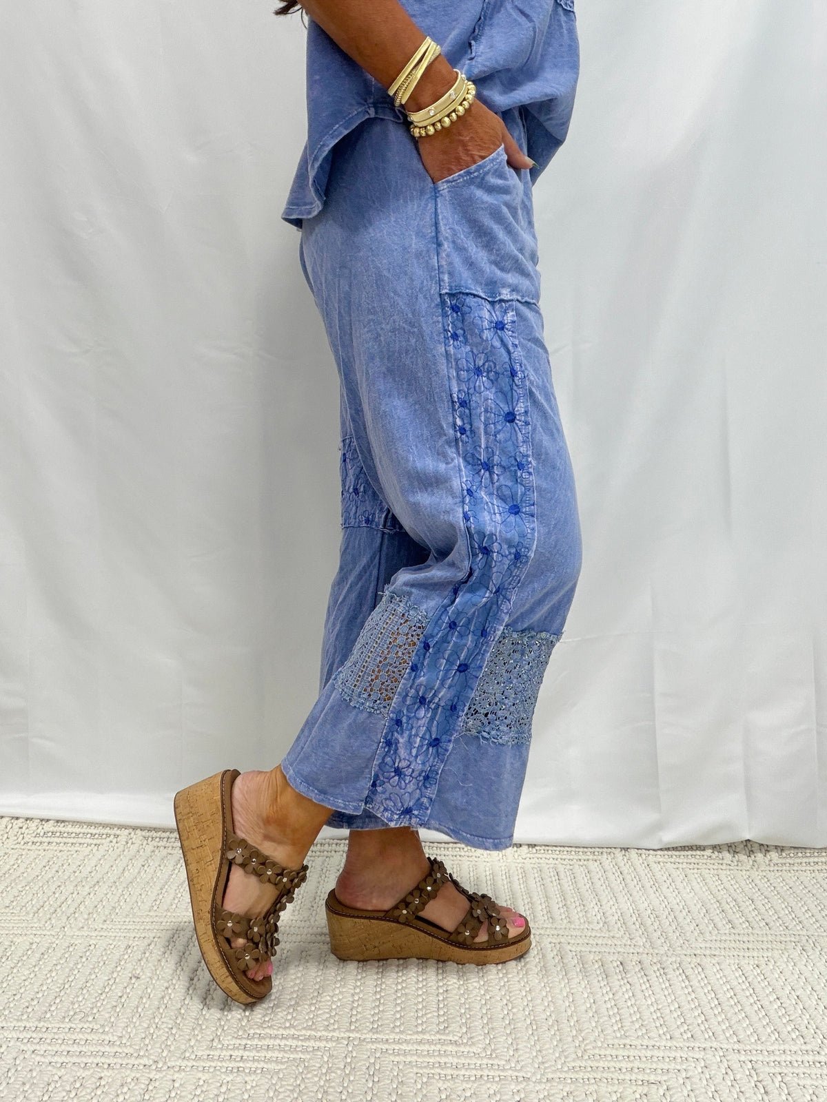 Spring Calls Patched Boho Pants In 3 Colors