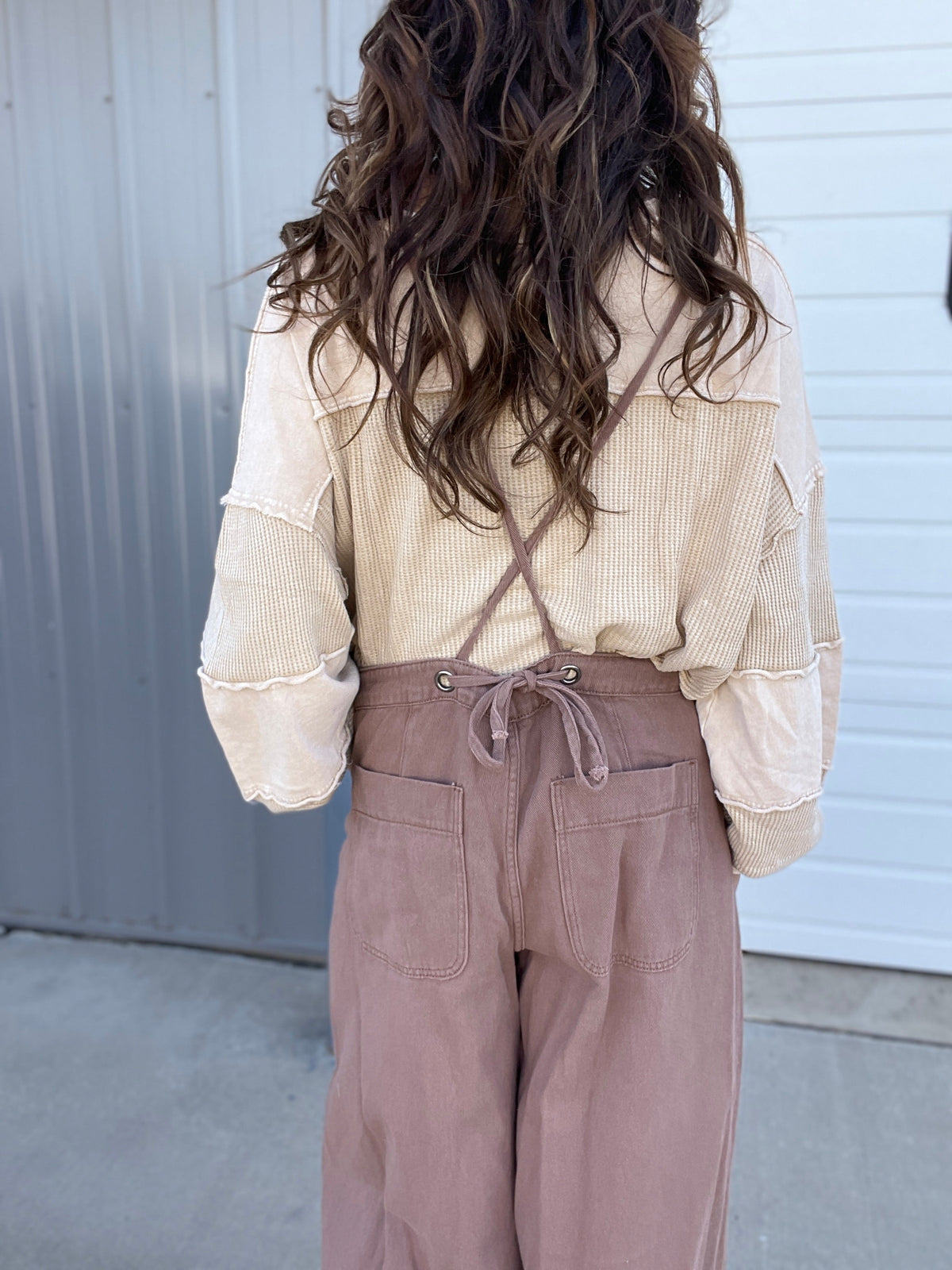 Heartbreaker Washed Twill Overalls In 2 Colors: Mocha, Sage *Final Sale*