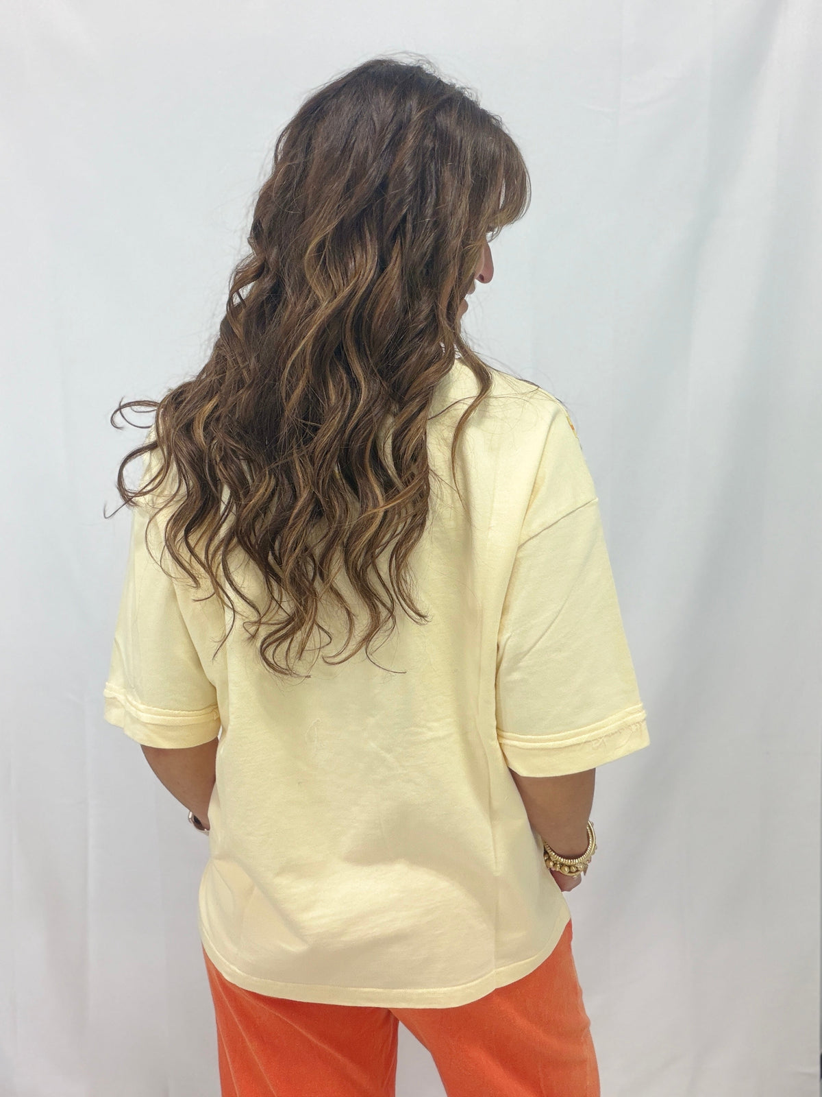 Prove Me Right Meadow Patchwork Top In Cream