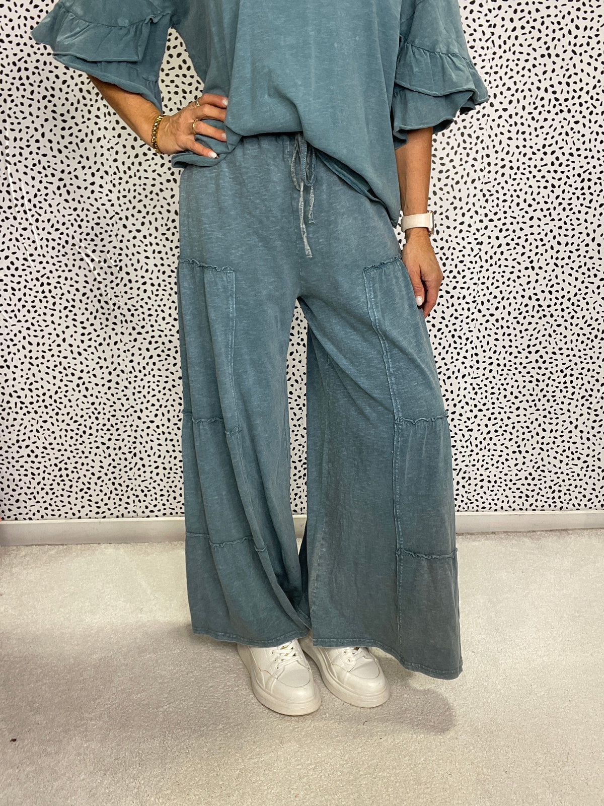 Going All In Mineral Washed Pants In 4 Colors