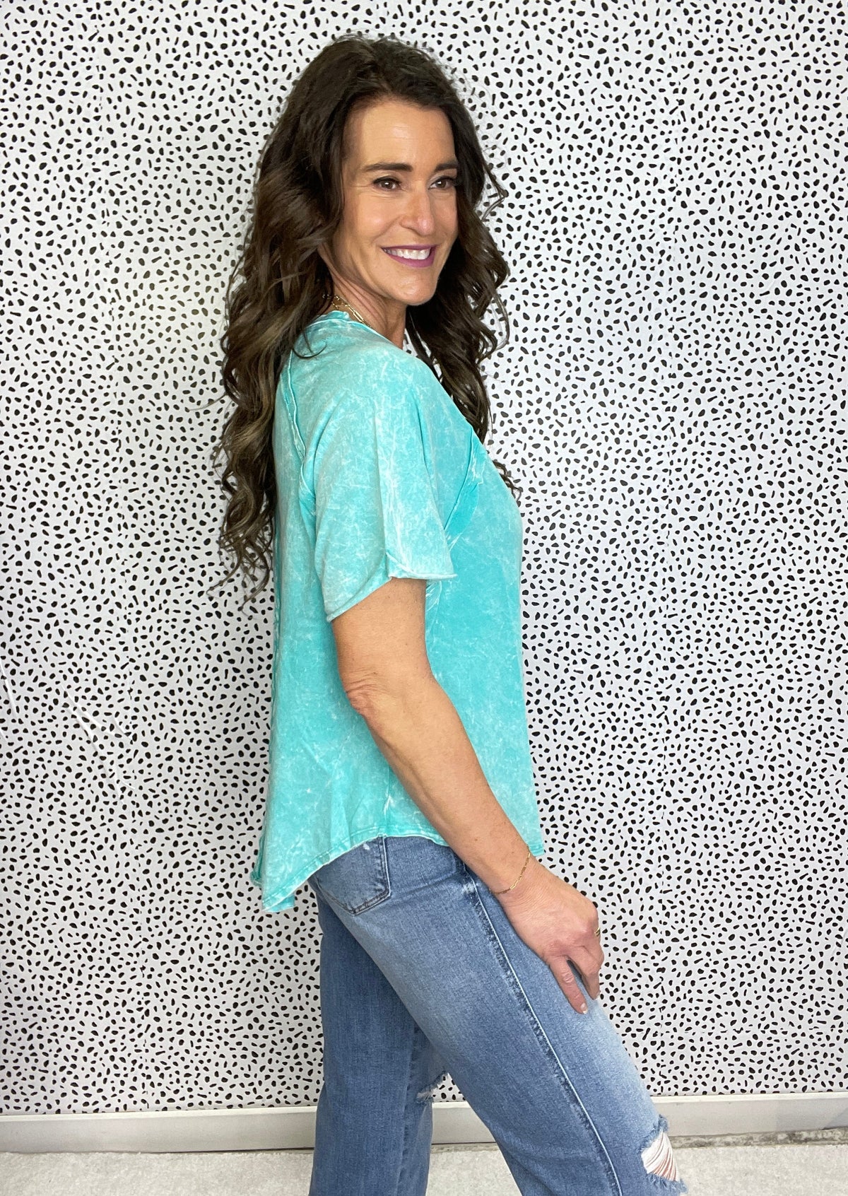 Summer Dreaming Crinkle Washed Raglan Sleeve Top In 3 Colors *Final Sale*