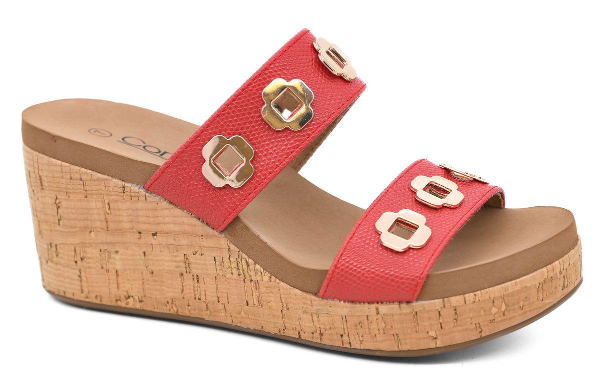 Corkys Hi Tide Sandals In Red *Final Sale*