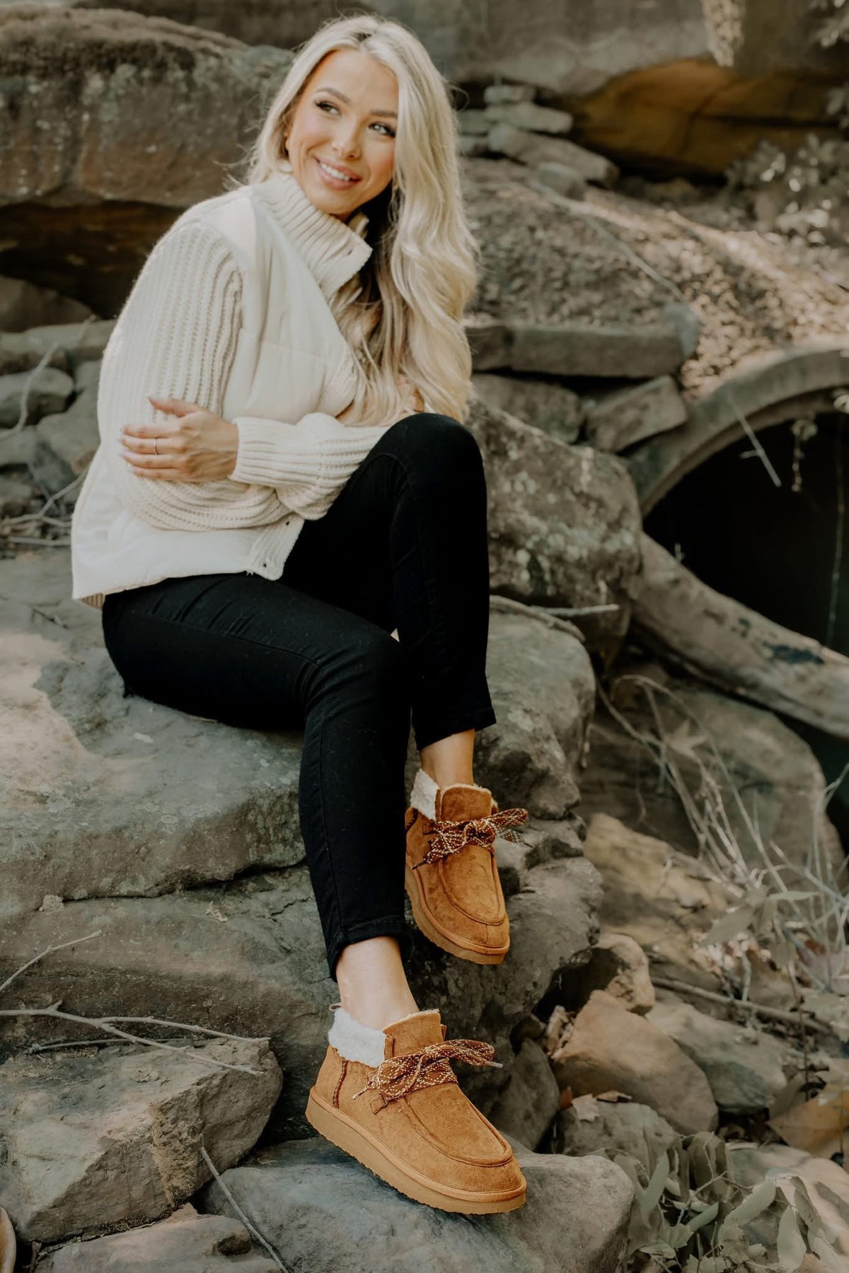Cherilyn Booties In Tan