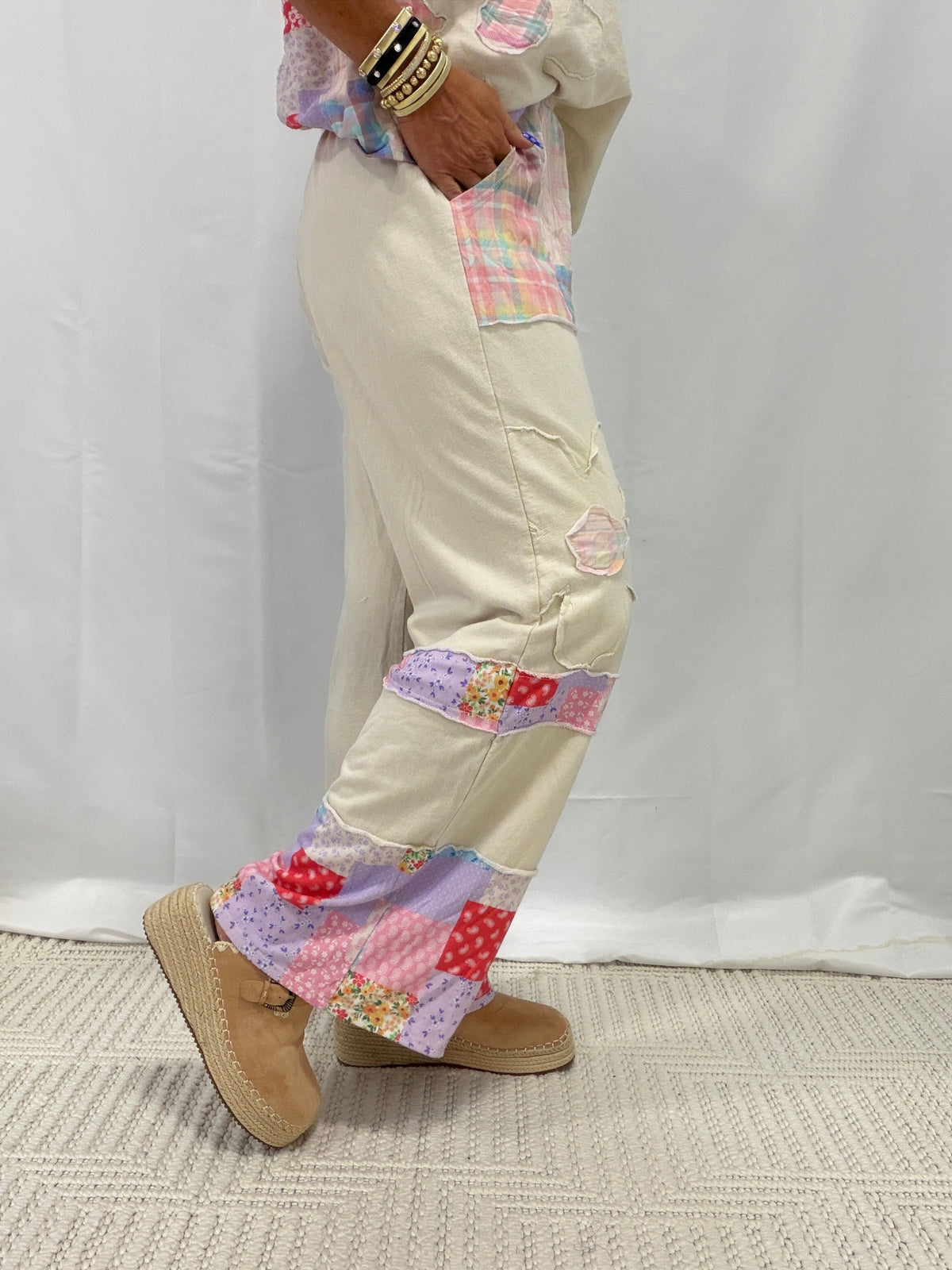 Chasing Daisies Plaid Bandana Pants In 4 Colors
