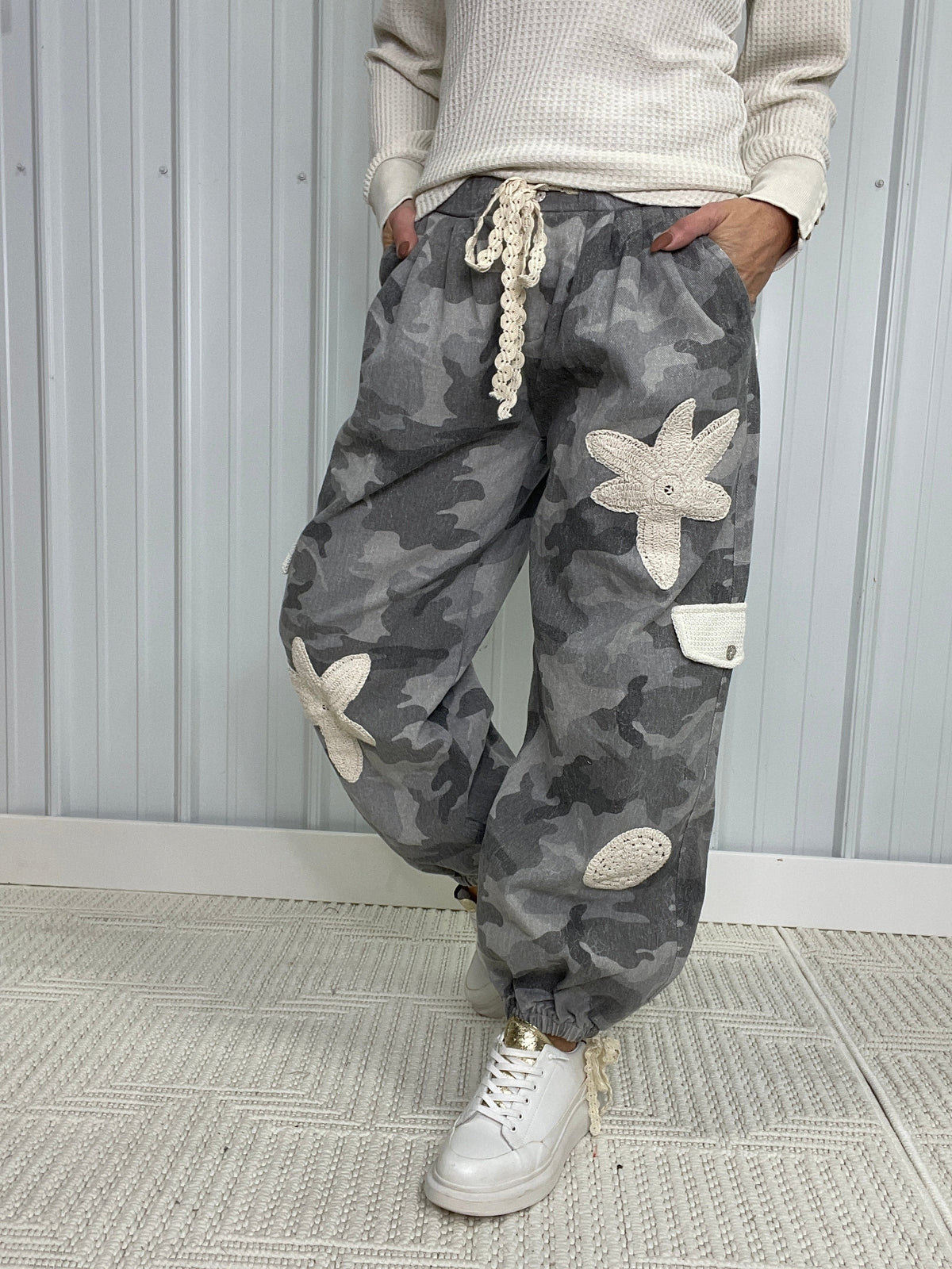 POL Bet On Happy Pattern Pants In 3 Colors