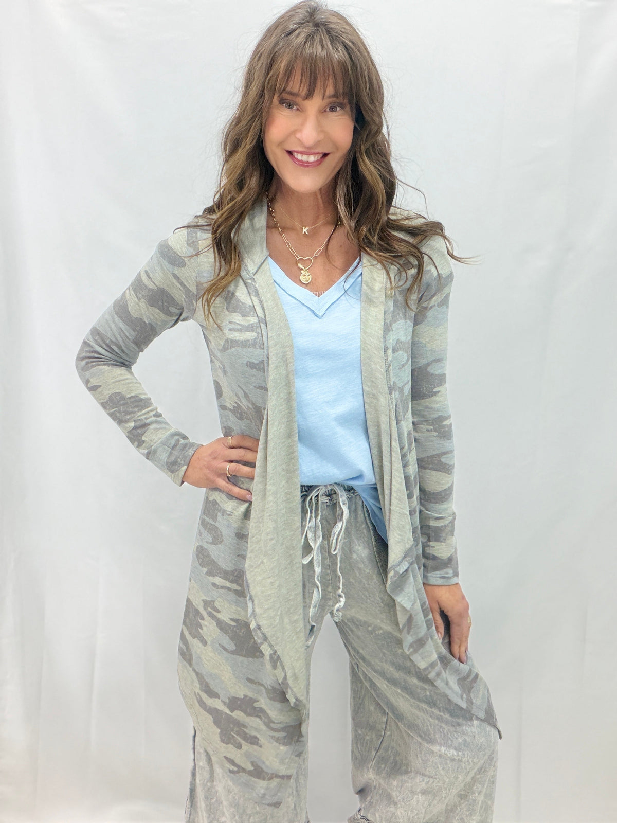 Everyday Edge Camo Cardigan *Final Sale*