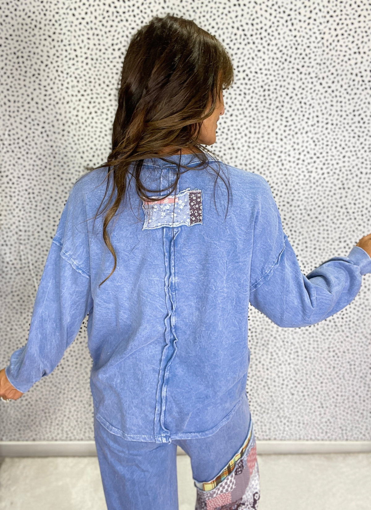 Patchwork Petal Pullover in 4 Colors
