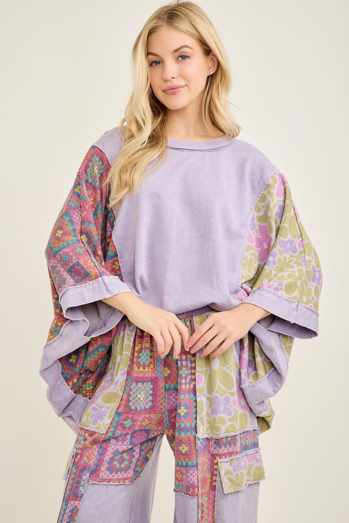 Always In Sight Mineral Washed Poncho In 3 Colors *Final Sale*