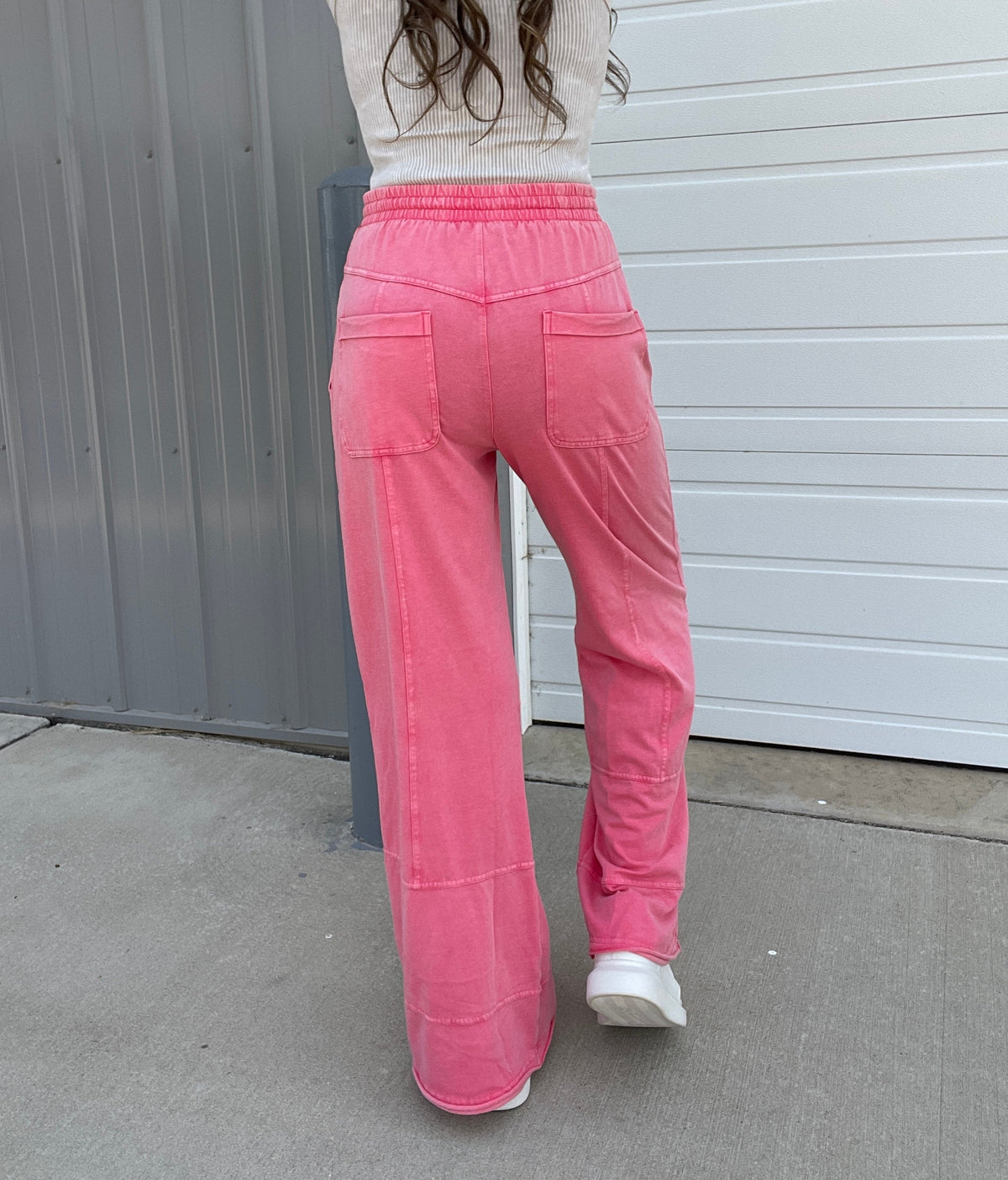 The Great Getaway Relaxed Mineral Washed Stretch Cotton Pants