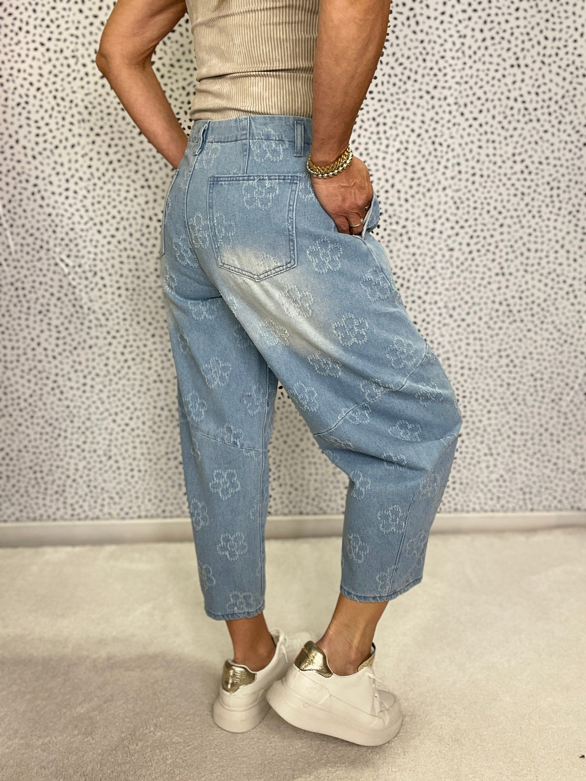Daisy Drift Washed Twill Barrel Pants In 3 Colors
